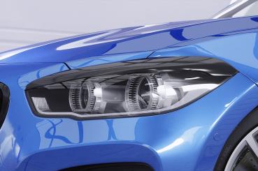 CSR Scheinwerferblenden für BMW 1er F20 / F21 SB306-G Glossy schwarz Hochglanz (keine Lackierung erforderlich)