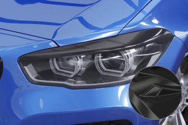 CSR Scheinwerferblenden für BMW 1er F20 / F21 SB306-G Glossy schwarz Hochglanz (keine Lackierung erforderlich)