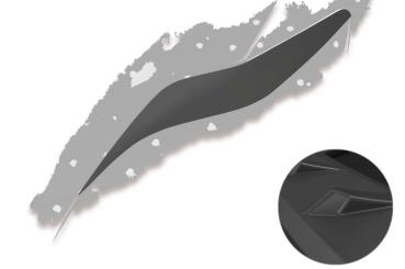 CSR Scheinwerferblenden für Ford Mondeo MK4 (Typ BA7) SB307-L Lackierung erforderlich (unlackiert roh)