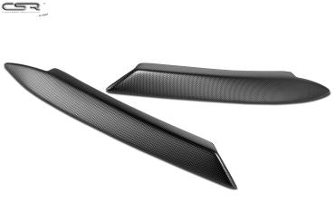 CSR Scheinwerferblenden Carbon Look für BMW 5er E39 SB060-C Carbon Look Hochglanz (keine Lackierung erforderlich)