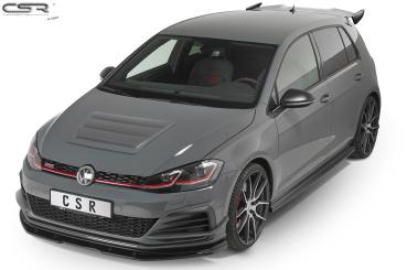 CSR Seitenschweller mit ABE für VW Golf 7 GTI TCR SS457-S strukturiert schwarz matt (keine Lackierung erforderlich)