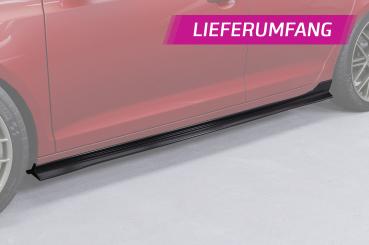 CSR Seitenschweller mit ABE für VW Golf 6 SS460-G Glossy schwarz Hochglanz (keine Lackierung erforderlich)