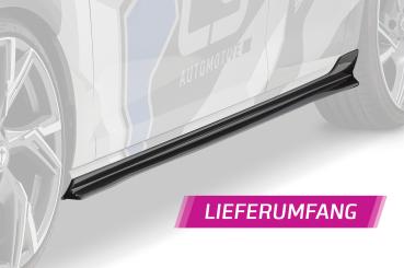 CSR Seitenschweller mit ABE für VW Golf 7 (Typ AU) SS461-C Carbon Look Hochglanz (keine Lackierung erforderlich)