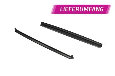 CSR Seitenschweller mit ABE für VW up!, Seat Mii, Skoda Citigo SS463-S strukturiert schwarz matt (keine Lackierung erforderlich)