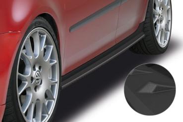 CSR Seitenschweller mit ABE für VW Golf V Typ 1K SS464-S strukturiert schwarz matt (keine Lackierung erforderlich)
