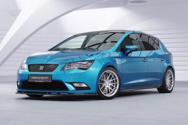 CSR Seitenschweller mit ABE für Seat Leon 3 (Typ 5F) ST / 5-Türer SS468-C Carbon Look Hochglanz (keine Lackierung erforderlich)