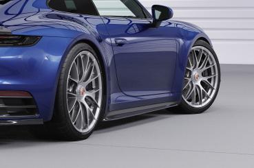 CSR Seitenschweller mit ABE für Porsche 911/992 SS471-C Carbon Look Hochglanz (keine Lackierung erforderlich)