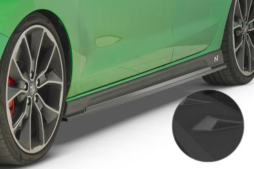 CSR Seitenschweller mit ABE für Hyundai I30 N (PD) SS473-S strukturiert schwarz matt (keine Lackierung erforderlich)