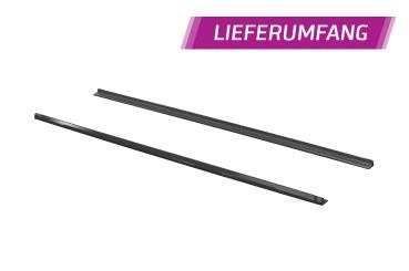 CSR Seitenschweller mit ABE für VW T5 / T6 / T6.1 Bus SS476-G Glossy schwarz Hochglanz (keine Lackierung erforderlich)