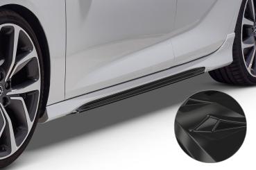 CSR Seitenschweller mit ABE für Opel Insignia B GSI / GS Line Plus SS477-G Glossy schwarz Hochglanz (keine Lackierung erforderlich)
