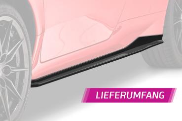 CSR Seitenschweller mit ABE für Toyota GR Yaris (XP21) SS481-G Glossy schwarz Hochglanz (keine Lackierung erforderlich)