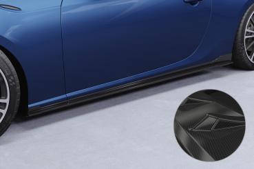 CSR Seitenschweller mit ABE für Toyota GT86 (ZN6) SS482-C Carbon Look Hochglanz (keine Lackierung erforderlich)