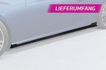 CSR Seitenschweller mit ABE für Toyota GT86 (ZN6) SS482-S strukturiert schwarz matt (keine Lackierung erforderlich)