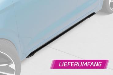 CSR Seitenschweller mit ABE für Hyundai i10 (3. Generation) SS483-S strukturiert schwarz matt (keine Lackierung erforderlich)
