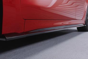 CSR Seitenschweller mit ABE für Kia Rio (YB) SS485-G Glossy schwarz Hochglanz (keine Lackierung erforderlich)