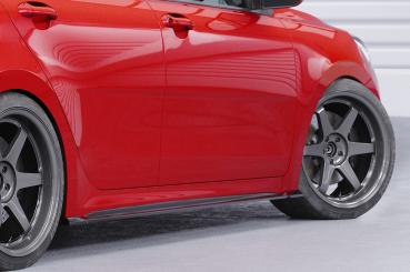 CSR Seitenschweller mit ABE für Kia Rio (YB) SS485-G Glossy schwarz Hochglanz (keine Lackierung erforderlich)