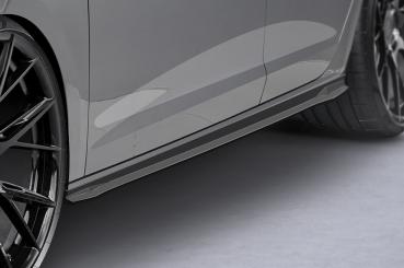 CSR Seitenschweller mit ABE für Seat Leon 3 (Typ 5F) Cupra/FR SS488-G Glossy schwarz Hochglanz (keine Lackierung erforderlich)