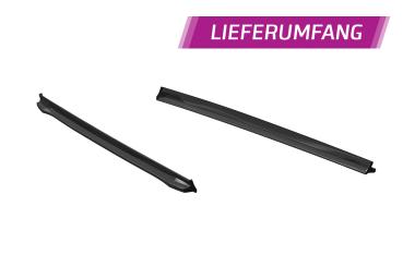 CSR Seitenschweller mit ABE für Seat Leon 3 (Typ 5F) Cupra/FR SS488-G Glossy schwarz Hochglanz (keine Lackierung erforderlich)