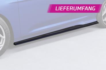 CSR Seitenschweller mit ABE für Ford Focus MK3 ST/ST-Line SS489-S strukturiert schwarz matt (keine Lackierung erforderlich)