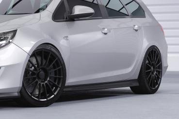 CSR Seitenschweller mit ABE für Opel Astra J Sports Tourer SS504-G Glossy schwarz Hochglanz (keine Lackierung erforderlich)