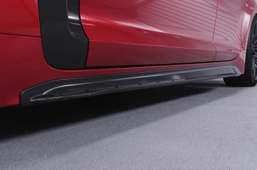 CSR Seitenschweller mit ABE für Kia Stinger GT SS509-G Glossy schwarz Hochglanz (keine Lackierung erforderlich)