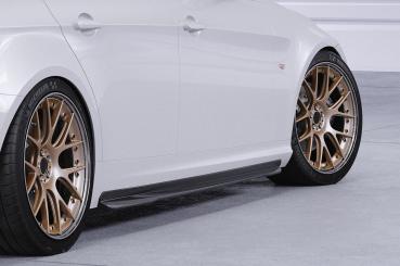 CSR Seitenschweller mit ABE für BMW 3er E90 / E91 SS513-G Glossy schwarz Hochglanz (keine Lackierung erforderlich)