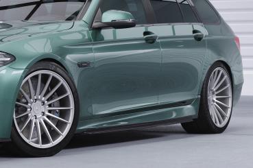CSR Seitenschweller mit ABE für BMW 5er F10 / F11 M-Paket SS515-G Glossy schwarz Hochglanz (keine Lackierung erforderlich)