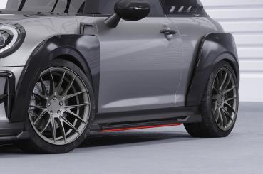 CSR Seitenschweller mit ABE für Mini F56 / F57 SS520-G Glossy schwarz Hochglanz (keine Lackierung erforderlich)