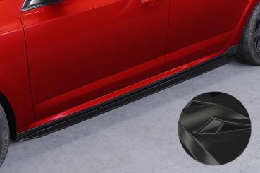 CSR Seitenschweller mit ABE für Skoda Octavia 3 Typ 5E SS523-G Glossy schwarz Hochglanz (keine Lackierung erforderlich)