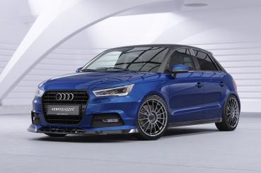 CSR Seitenschweller mit ABE für Audi A1 (8X) SS524-G Glossy schwarz Hochglanz (keine Lackierung erforderlich)