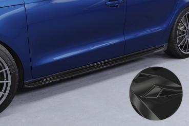 CSR Seitenschweller mit ABE für Audi A1 (8X) SS524-G Glossy schwarz Hochglanz (keine Lackierung erforderlich)