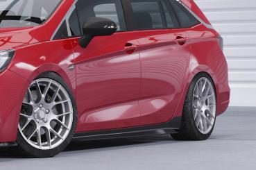 CSR Seitenschweller mit ABE für Opel Astra K SS526-G Glossy schwarz Hochglanz (keine Lackierung erforderlich)