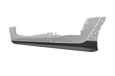 CSR Seitenschweller mit ABE für Opel Astra K SS526-G Glossy schwarz Hochglanz (keine Lackierung erforderlich)