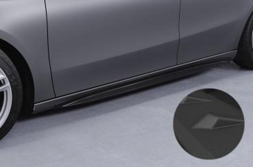 CSR Seitenschweller mit ABE für Mercedes-Benz A-Klasse (W177) SS527-S strukturiert schwarz matt (keine Lackierung erforderlich)