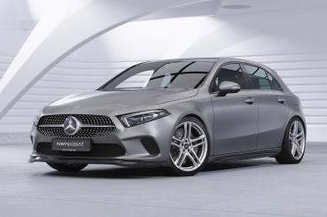 CSR Seitenschweller mit ABE für Mercedes-Benz A-Klasse (W177) SS527-G Glossy schwarz Hochglanz (keine Lackierung erforderlich)