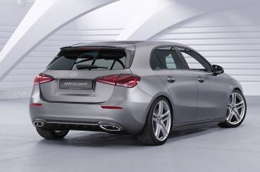 CSR Seitenschweller mit ABE für Mercedes-Benz A-Klasse (W177) SS527-G Glossy schwarz Hochglanz (keine Lackierung erforderlich)