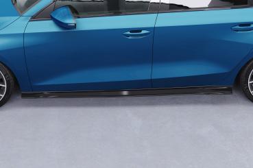 CSR Seitenschweller mit ABE für Audi A3 (8Y) SS528-G Glossy schwarz Hochglanz (keine Lackierung erforderlich)