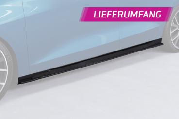 CSR Seitenschweller mit ABE für Audi A3 (8Y) SS528-G Glossy schwarz Hochglanz (keine Lackierung erforderlich)