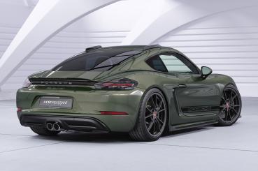 CSR Seitenschweller mit ABE für Porsche 718 Boxster / Cayman (Typ 982) SS533-S strukturiert schwarz matt (keine Lackierung erforderlich)