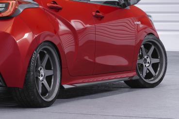 CSR Seitenschweller mit ABE für Toyota Yaris 4 (XP21) SS534-S strukturiert schwarz matt (keine Lackierung erforderlich)