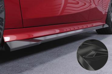 CSR Seitenschweller mit ABE für Toyota Yaris 4 (XP21) SS534-G Glossy schwarz Hochglanz (keine Lackierung erforderlich)