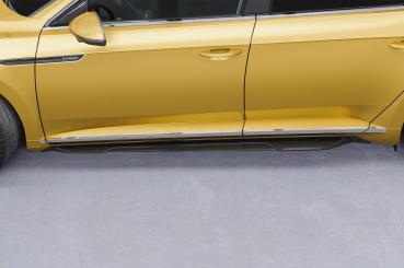 CSR Seitenschweller mit ABE für VW Arteon (Typ 3H) SS535-G Glossy schwarz Hochglanz (keine Lackierung erforderlich)