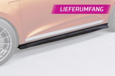 CSR Seitenschweller mit ABE für Renault Clio 5 SS536-G Glossy schwarz Hochglanz (keine Lackierung erforderlich)