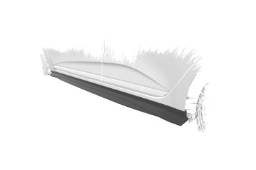 CSR Seitenschweller mit ABE für Renault Clio 5 SS536-G Glossy schwarz Hochglanz (keine Lackierung erforderlich)