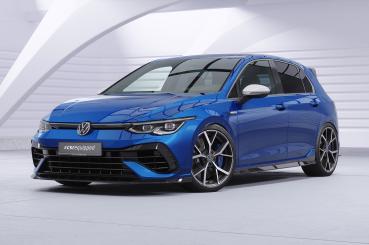 CSR Seitenschweller mit ABE für VW Golf 8 R SS538-C Carbon Look Hochglanz (keine Lackierung erforderlich)