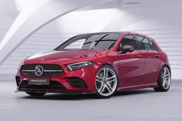 CSR Seitenschweller mit ABE für Mercedes-Benz A-Klasse (W177) AMG/AMG-Line SS547-G Glossy schwarz Hochglanz (keine Lackierung erforderlich)