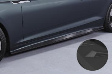CSR Seitenschweller mit ABE für Audi A5 (F5) Coupe / Cabrio SS548-S strukturiert schwarz matt (keine Lackierung erforderlich)