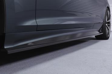 CSR Seitenschweller mit ABE für Audi A5 (F5) Coupe / Cabrio SS548-G Glossy schwarz Hochglanz (keine Lackierung erforderlich)
