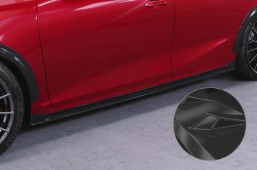 CSR Seitenschweller mit ABE für Opel Astra L Schrägheck SS549-C Carbon Look Hochglanz (keine Lackierung erforderlich)