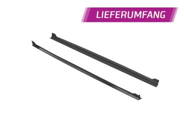 CSR Seitenschweller mit ABE für Opel Astra L Schrägheck SS549-G Glossy schwarz Hochglanz (keine Lackierung erforderlich)